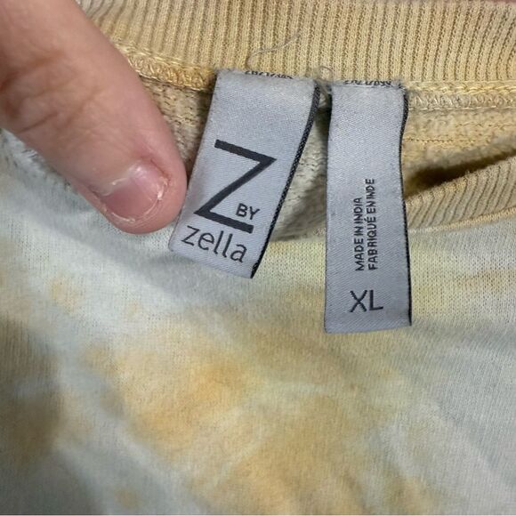 Zella Cream Boxy Long Sleeve Sweatshirt - Picture 3 of 4